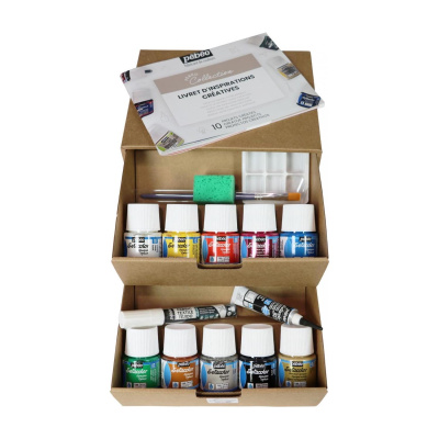 Setacolor neprůhledná varianta 1, sada velká 10 x 45 ml 