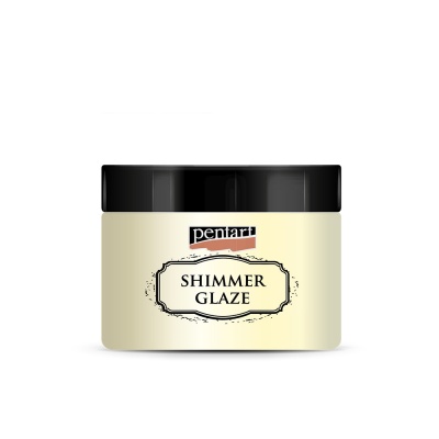 Lesklá pasta Shimmer Glaze, 150 ml, bílá perleťová