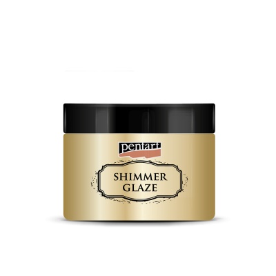 Lesklá pasta Shimmer Glaze, 150 ml, zlatá