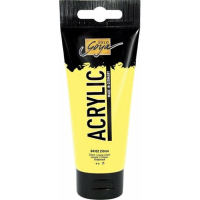 SOLO GOYA, akrylová barva citrónová žlutá 100 ml 