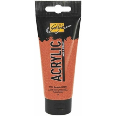 SOLO GOYA, akrylová barva jantarově žlutá 100 ml