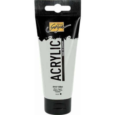 SOLO GOYA, akrylová barva stříbrná 100 ml
