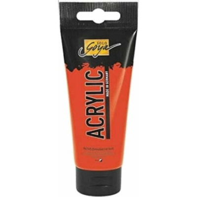 SOLO GOYA, akrylová barva světlý vermilion 100 ml