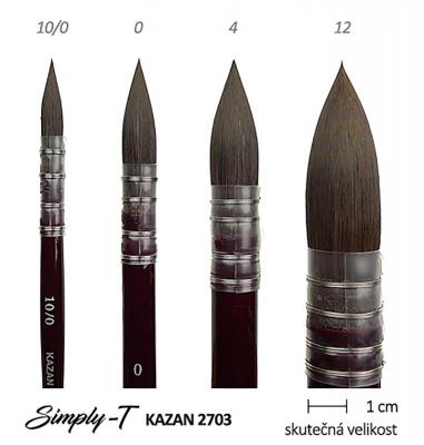 Štětec t_brush Kazan, Quill, č. 4