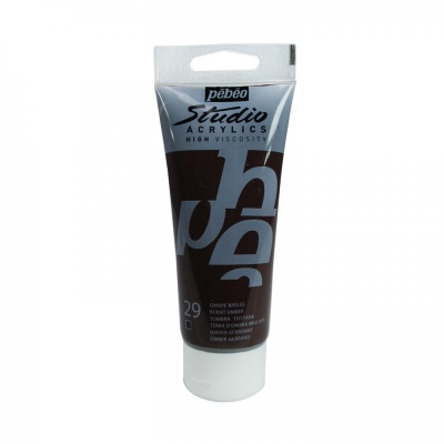 Studio Acrylics 100 ml, 29 Burnt umber