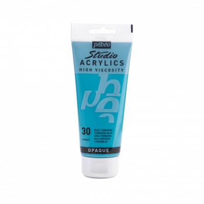 Studio Acrylics 100 ml, 30 Turquoise blue