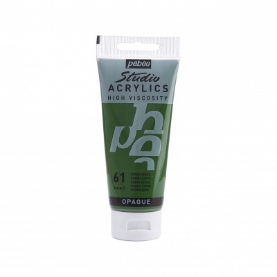 Studio Acrylics 100 ml, 61 Green earth