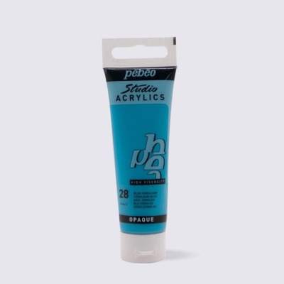 Studio Acrylics 30 ml, 28 Cerulean Blue 