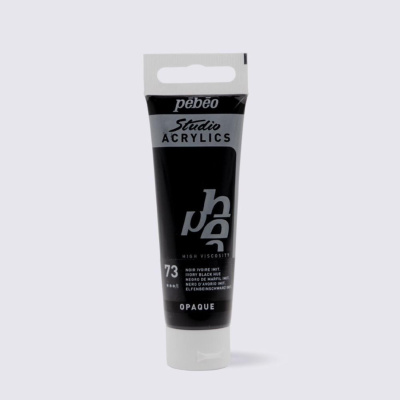 Studio Acrylics 30 ml, 73 Ivory Black Hue 