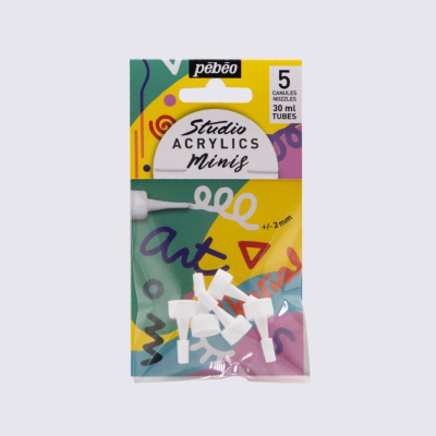 Studio Acrylics 30 ml, náhradní hroty na tuby, 5 ks
