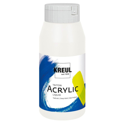 TRITON KREUL SOLO GOYA, akrylová barva titánová bílá 750 ml 