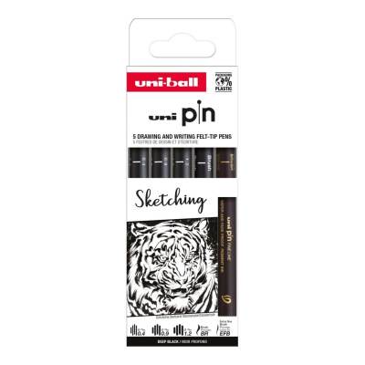 UNI PIN sada 5 ks lineru Drawing Sketching