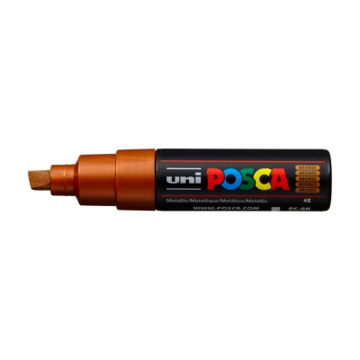 Uni POSCA fix PC-8K, 8 mm, bronzová 
