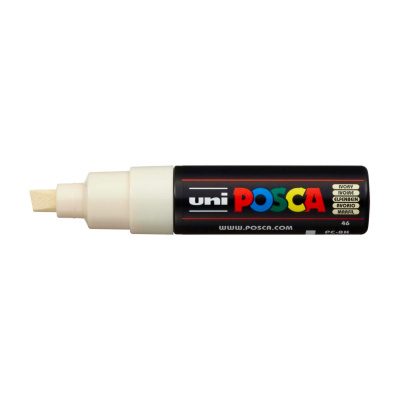 Uni POSCA fix PC-8K, 8 mm, smetanová