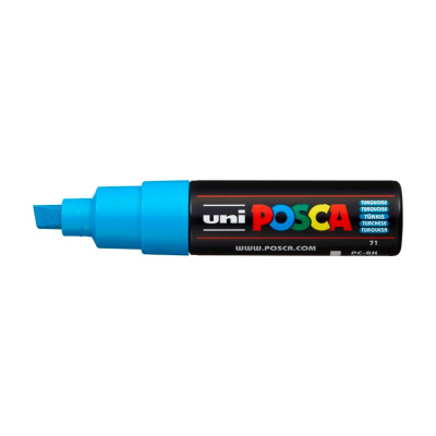 Uni POSCA fix PC-8K, 8 mm, tyrkysová 