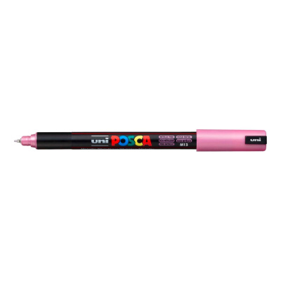 Liner Uni Posca PC-1MR, 0,7 mm, metalická ružová 