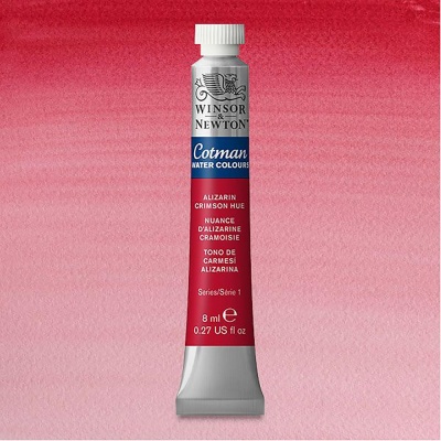 Winsor & Newton, Cotman, akvarel, Alizarin Crimson H