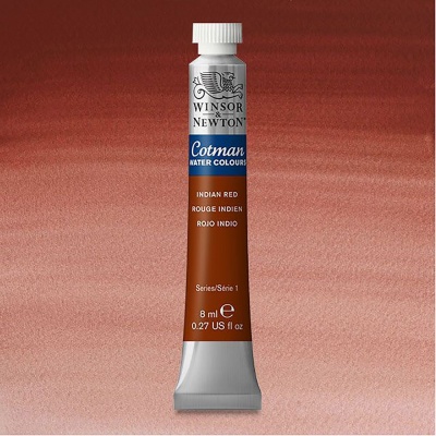 Winsor & Newton, Cotman, akvarel, Indian Red