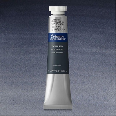 Winsor & Newton, Cotman, akvarel, Payne `s Gray