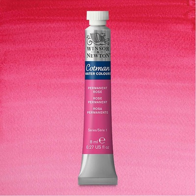 Winsor & Newton, Cotman, akvarel, Permanent Rose