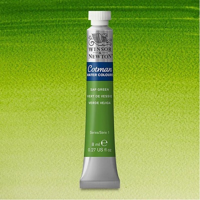 Winsor & Newton, Cotman, akvarel, Sap Green