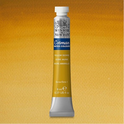 Winsor & Newton, Cotman, akvarel, Yellow Ochre