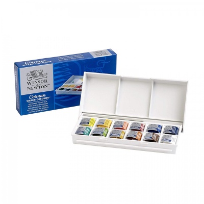 Winsor&Newton, Cotman, akvarelová sada mini 13 ks