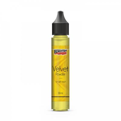 Sametový prášek, 30 ml, citrónová