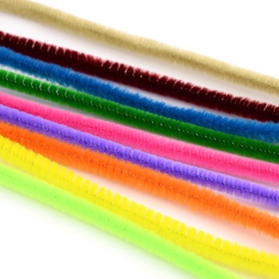 Ženilkový drát, 0,5 x 30 cm, mix barev, 100 ks
