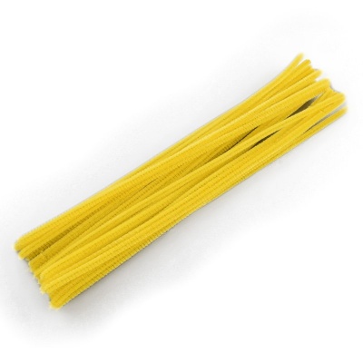 Žinylkové drát, 0,5 x 30 cm, žlutý