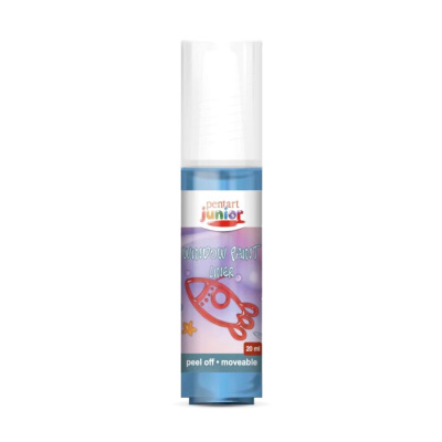 Slupovací barva na sklo, 20 ml, modrá 