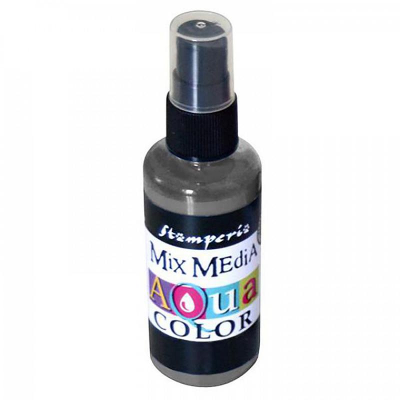 Barva na vodní bázi ve spreji (Aquacolor spray) je netoxická, určená na všechny porézní materiály jako např. papír, dřevo, ... Není vhodná na sklo