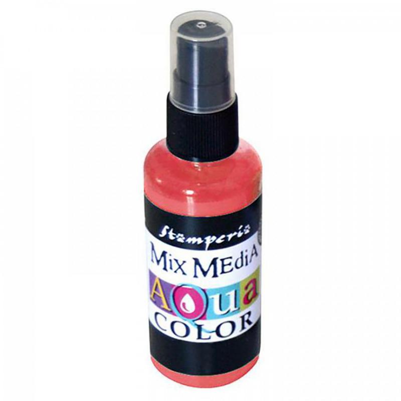Barva na vodní bázi ( Aquacolor spray ) ve spreji, netoxická, určená pro všechny porézní materiály jako např. papír, dřevo, ... Není vhodná na skl