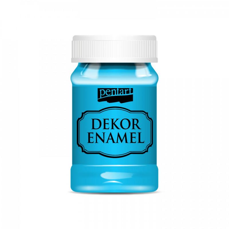 Dekor Enamel jsou barvy imitující smaltované povrchy . Jsou na vodní bázi a mají vysoký lesk , díky čemuž předměty vypadají jako nalakované. Tento