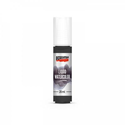 Akvarelové barva v tubě, 20 ml, černá
