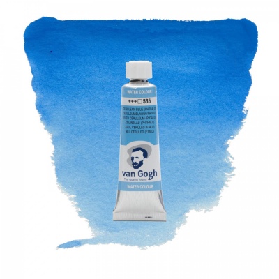 Akvarelové barva Van Gogh, 10 ml, Cerulean blue ph