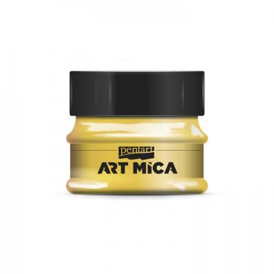 Art Mica, práškový pigment 9 g, třpytivá zlatá
