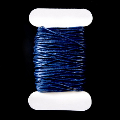 Bavlněná šňůrka 1,5 mm tmavě modrá 1 m