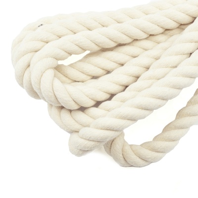 Bavlněné lano, šňůra, průměr 10 mm, 1 m
