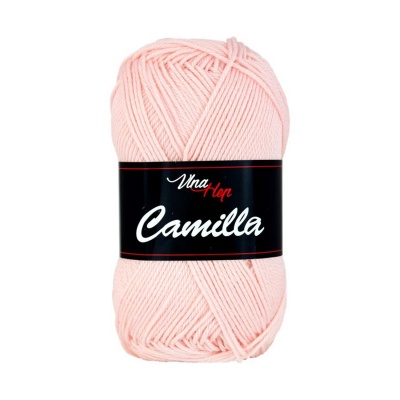 Camilla, 100% bavlněná příze, 50 g, cca 125 m, 8003 pastelově růžová