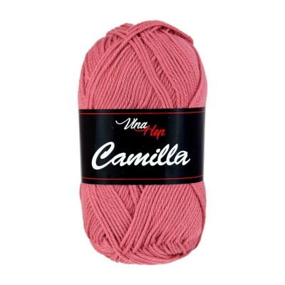 Camilla, 100% bavlněná příze, 50 g, cca 125 m, 8029 tmavě starorůžová