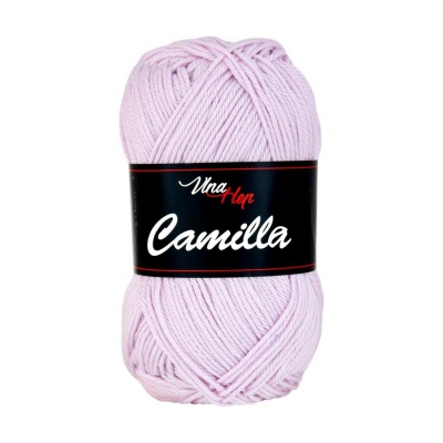 Camilla, 100% bavlněná příze, 50 g, cca 125 m, 8050 pastelově fialová