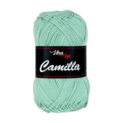 Camilla, 100% bavlněná příze, 50 g, cca 125 m, 8134 pastelově zelená