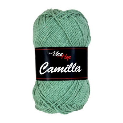 Camilla, 100% bavlněná příze, 50 g, cca 125 m, 8135 zeleno-šedá