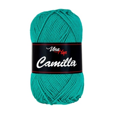 Camilla, 100% bavlněná příze, 50 g, délka cca 125 m, 8139 smaragdová