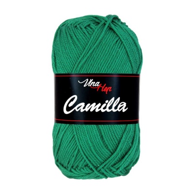 Camilla, 100% bavlněná příze, 50 g, cca 125 m, 8142 zelená