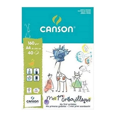 CANSON Dětský skicář, 160g/m2, 40 listů A4