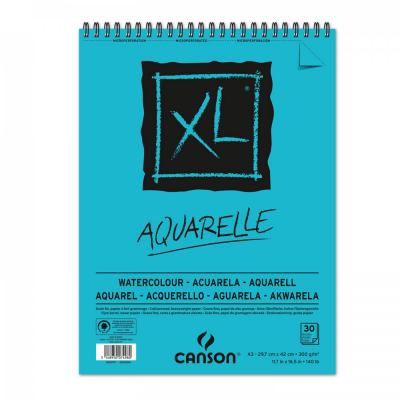 CANSON XL Akvarelový skicář CP, A3, 300g, 20 listů, bílý