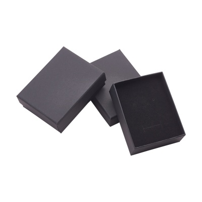 Dárková krabička, černá, 9 x 7 x 3 cm