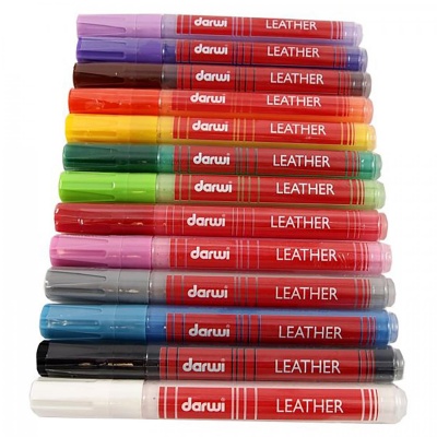 DARWA LEATHER fix na kůži 6 ml, šeříková